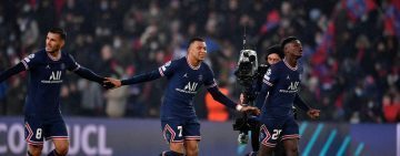 Mbappe zadel za zmago PSG, petarda Cityja v Lizboni