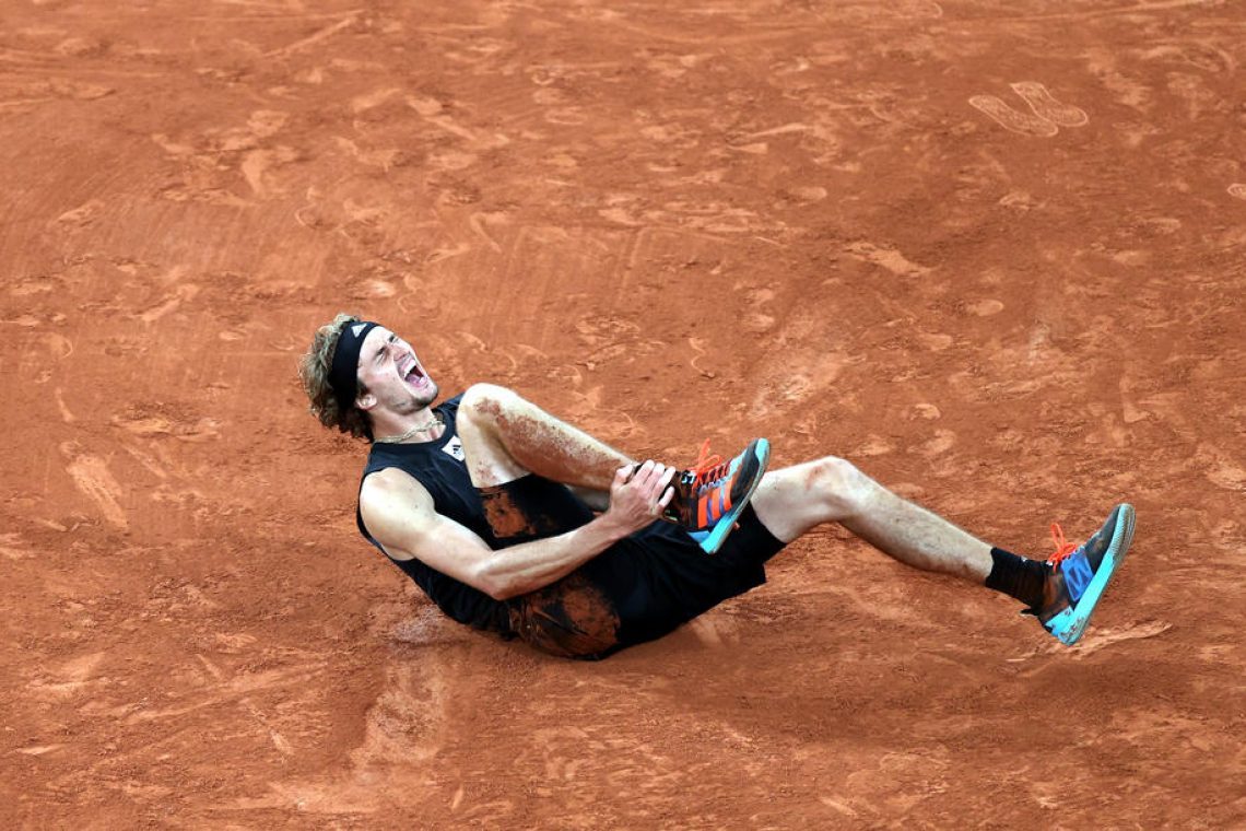 Zverev utrpel "zelo hudo poškodbo"