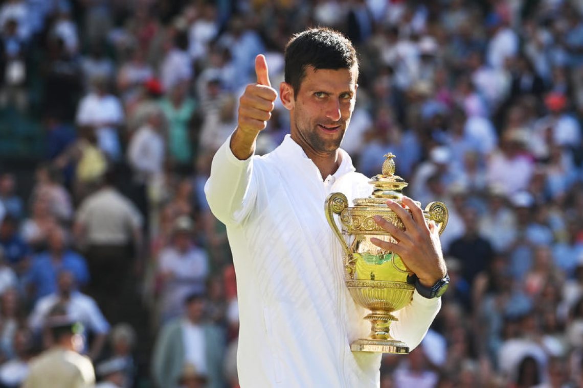 Srb Novak Đoković sedmič zmagovalec Wimbledona