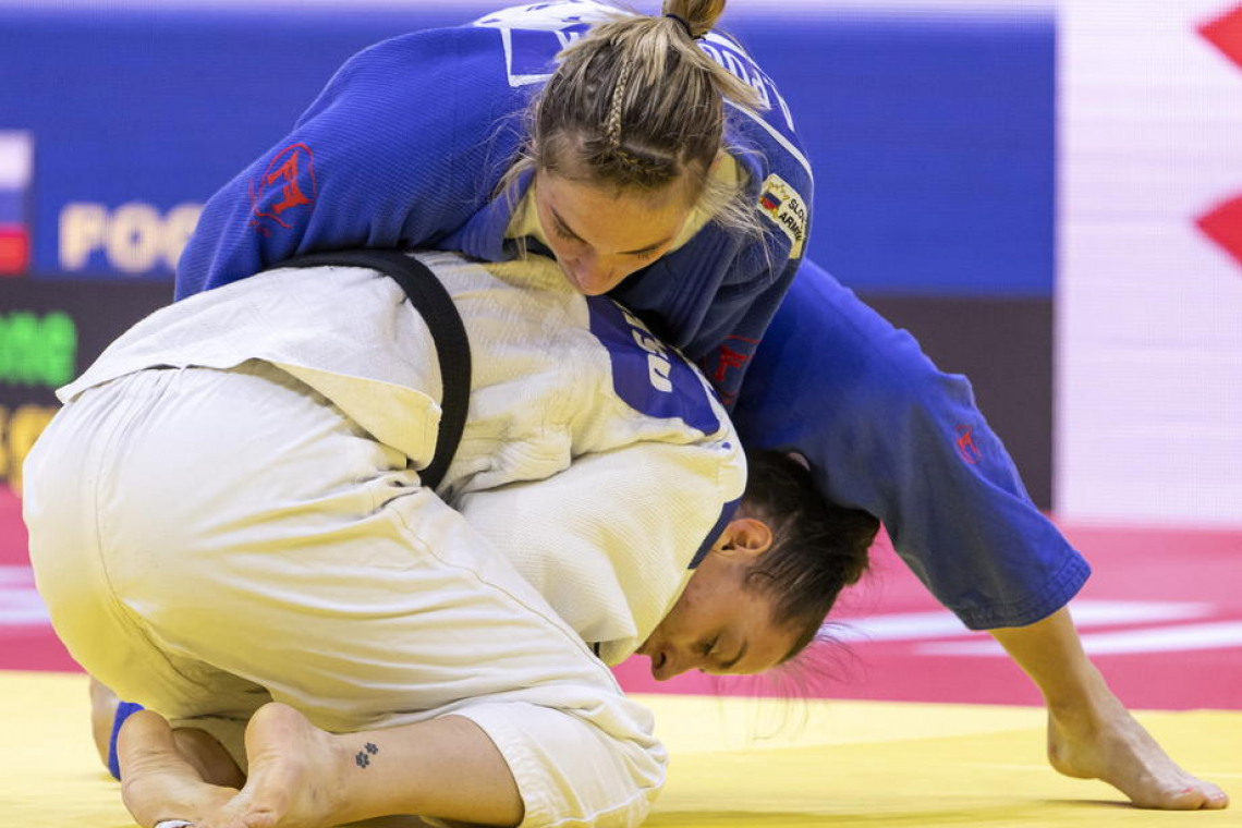 Anka Pogačnik z doslej največjim uspehom v Taškentu