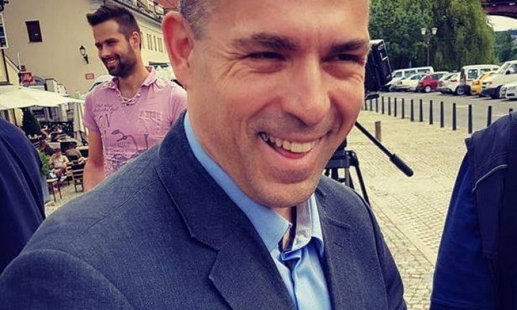 Kandidat SDS za mariborskega župana poslanec Dejan Kaloh