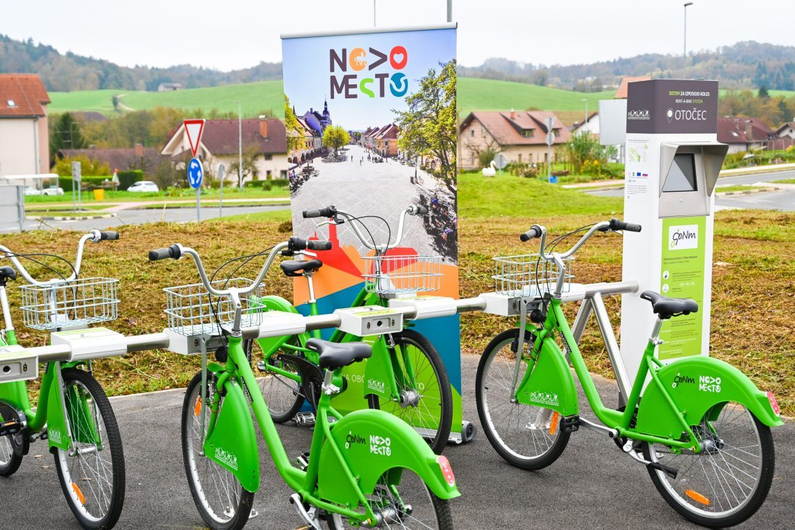 Na Otočcu nova postaja za izposojo koles GoNm