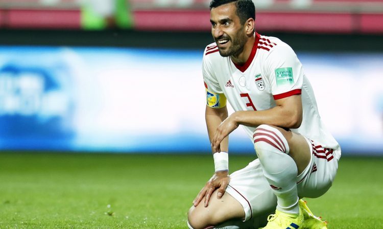 Kapetan Hadžsafi na SP podprl iransko ljudstvo