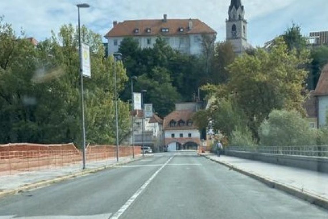V Kranju zaradi obnove popolna zapora mostu čez Savo