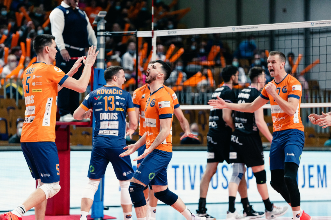 ACH Volley še z deseto zmago v srednjeevropski ligi