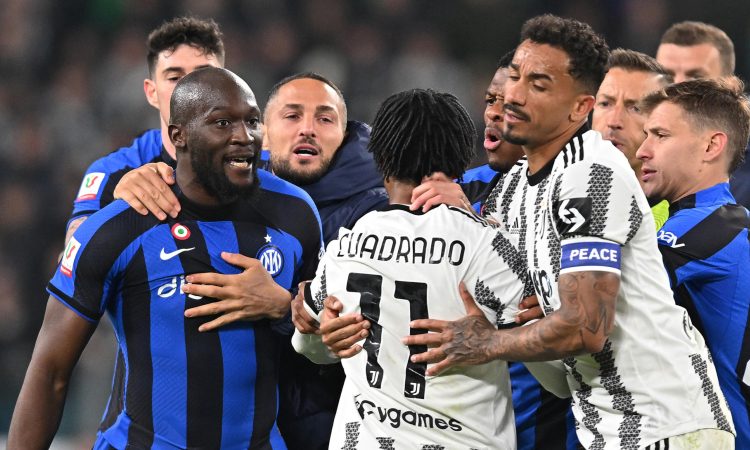 Handanović in Cuadrado po fizičnem obračunu predčasno z igrišča