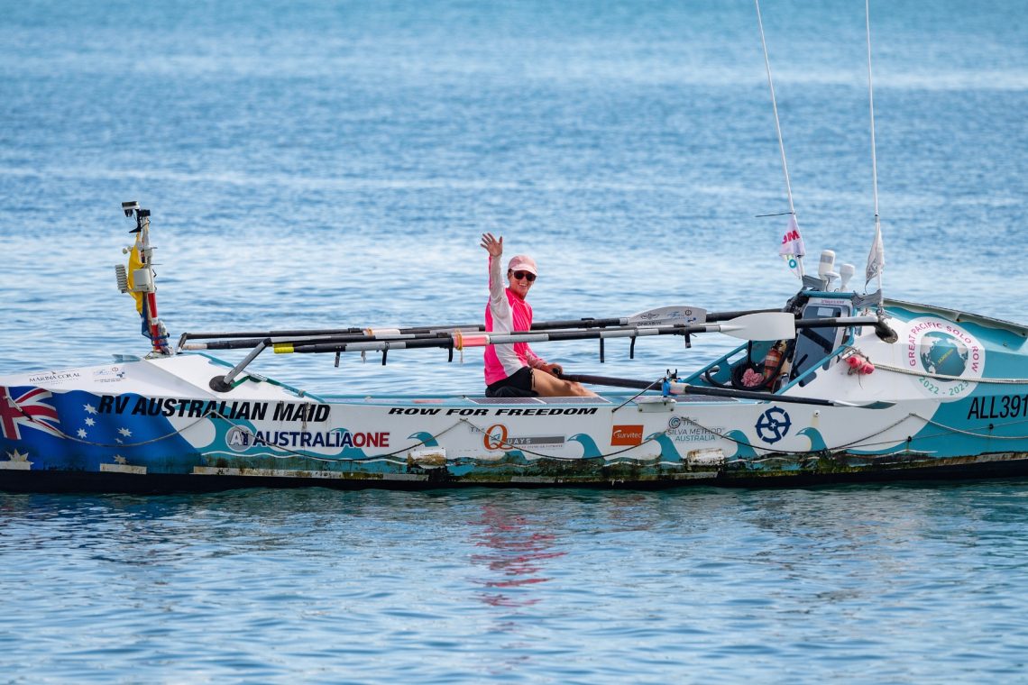  Solo veslačica Michelle Lee je zaključila prečkanje Tihega oceana