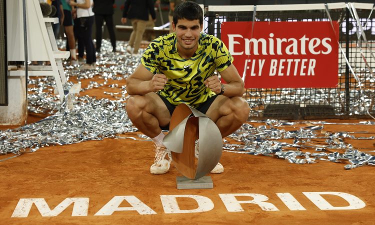 Carlos Alcaraz v Madridu kot Rafael Nadal