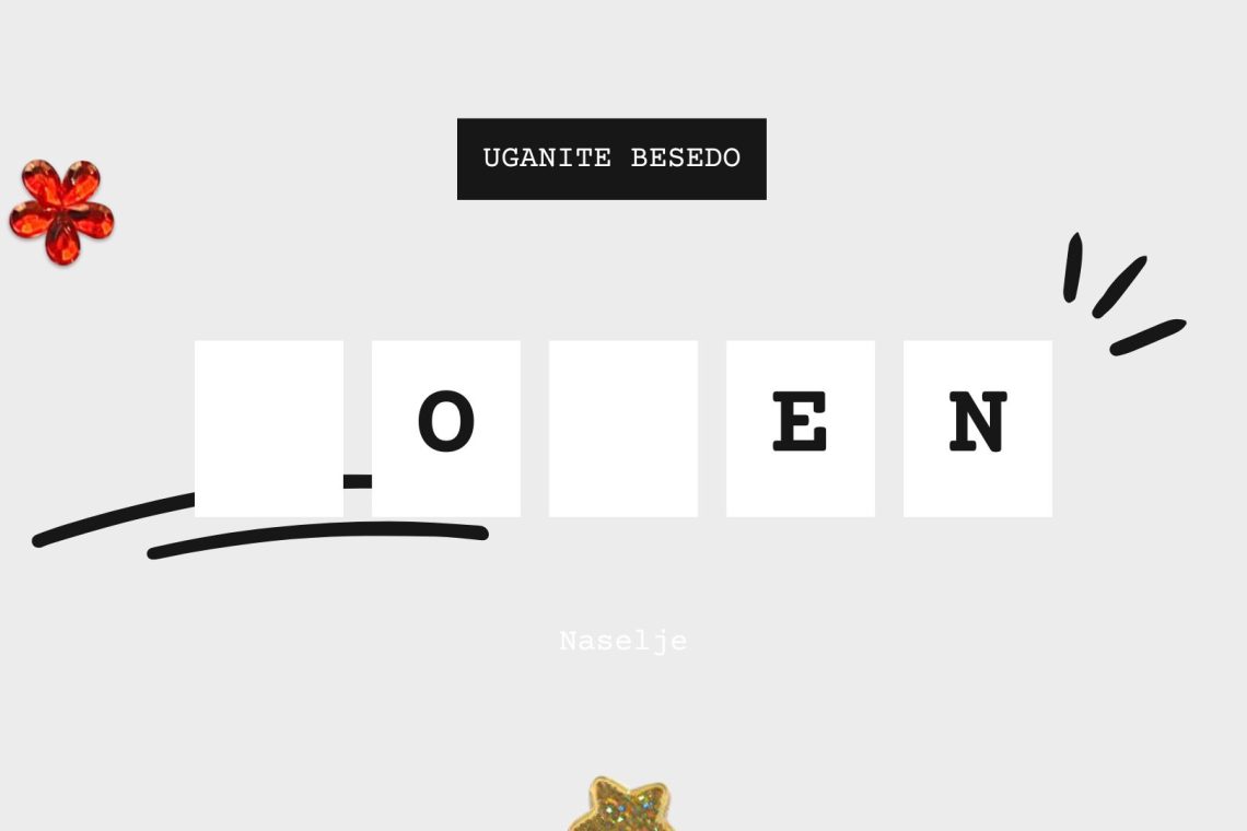 Uganite besedo #3161