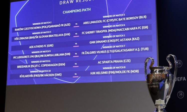 Ljubljančani dobili morebitne tekmece v 3. krogu lige prvakov