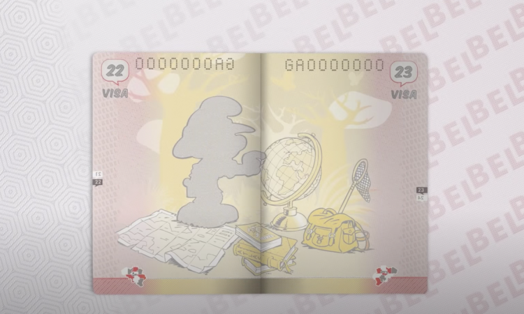 Ste vedeli, da vas na belgijskih potnih listov pozdravljajo smrkci?