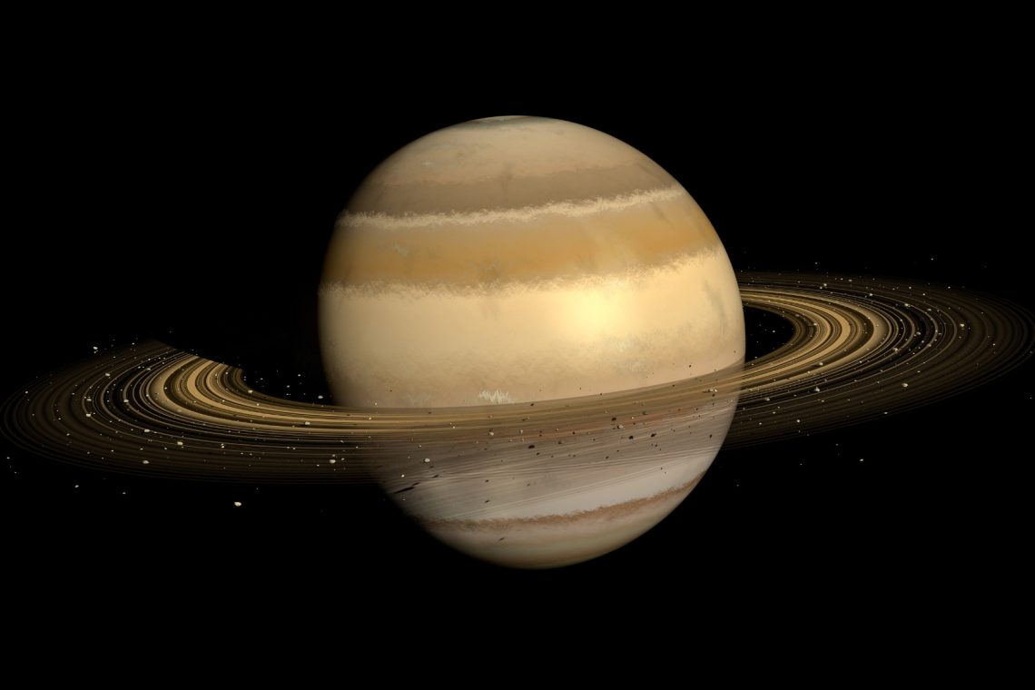 Ob drugi avgustovski polni luni ponoči viden tudi Saturn