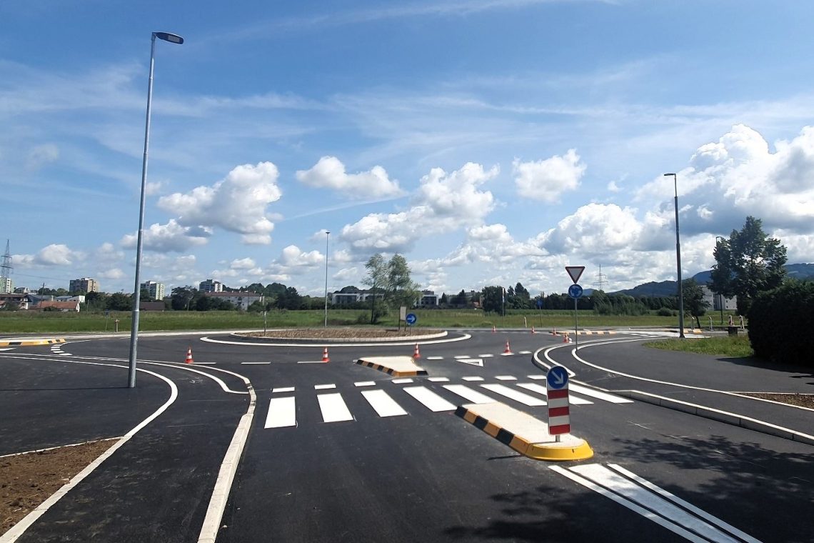 Novo krožišče na Lavi velika pridobitev za večjo prometno varnost