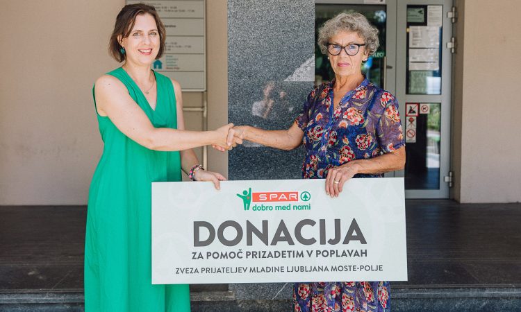 Podjetje Spar Slovenija je prizadetim v poplavah doniralo več kot 190.000 evrov