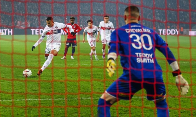 Lille v izdihljajih do točke proti PSG