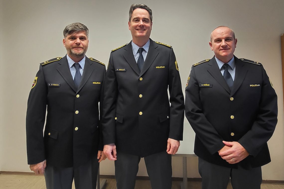 Vodenje policistov v Slovenski Bistrici prevzel Robi Štrman 