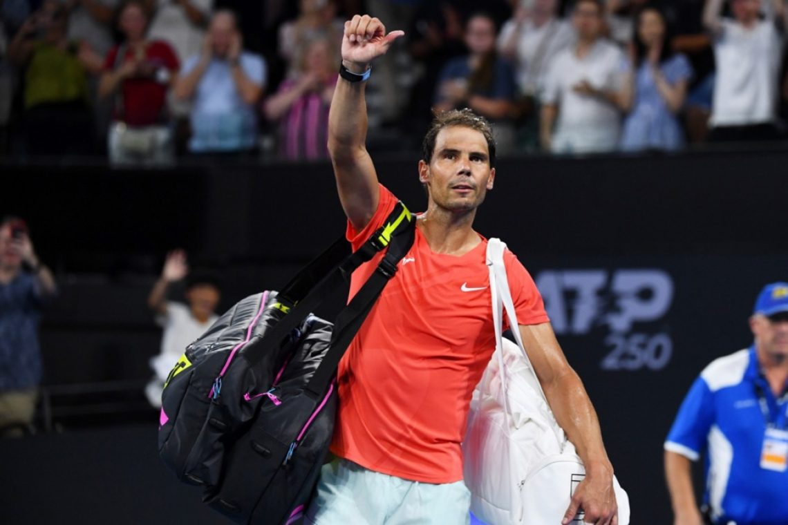 Nadal po treh neizkoriščenih zaključnih žogicah izpadel