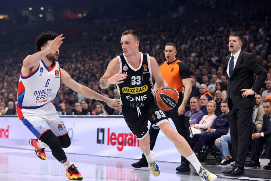 Košarkarji Cedevite Olimpije so v gosteh izgubili s Partizanom s 102:110
