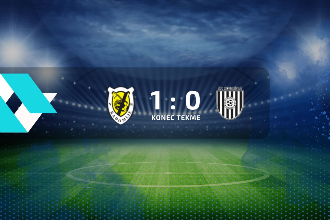 Nogometaši Kalcerja Radomelj so premagali Rogaško z 1:0