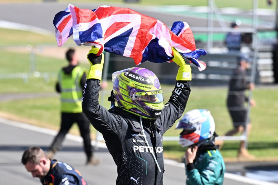 Hamilton po treh letih na domačem terenu znova na vrhu v F1