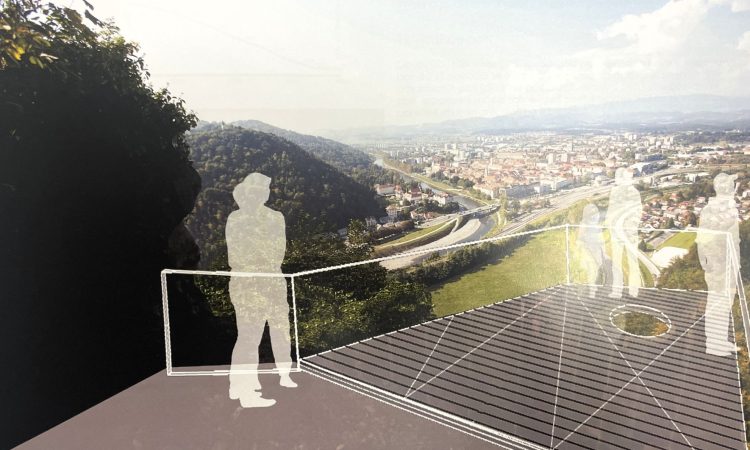Dela na grajskih poteh pod Celjskim gradom dobro napredujejo