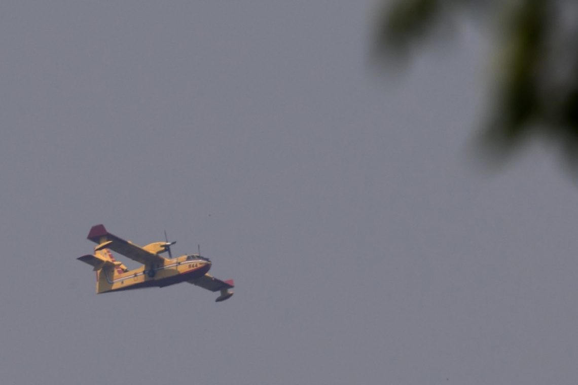 Poškodovani air tractor na popravilo v Španijo