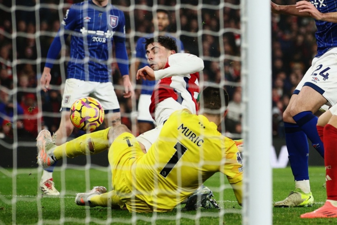 Arsenal na prvi dan novega leta boljši od Brentforda