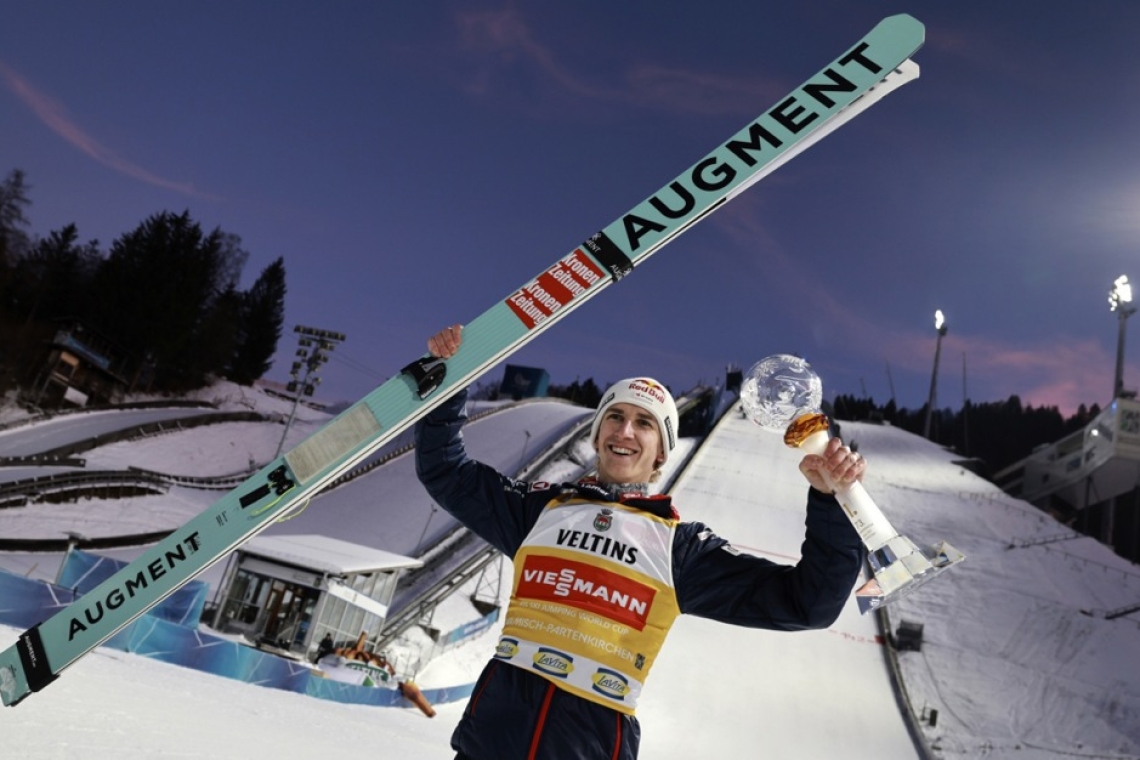 Tschofenig zmagal v Garmischu, Lanišek četrti 