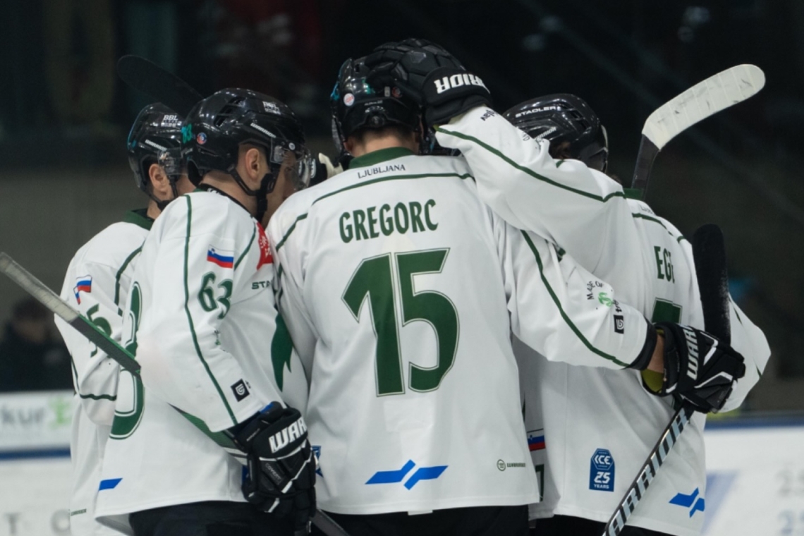 Hokejisti ljubljanske Olimpije so v 36. krogu lige ICEHL v gosteh premagali Graz99ers s 3:2