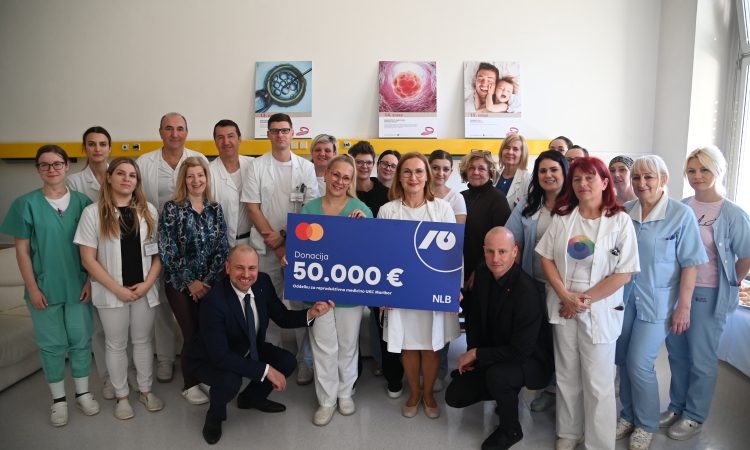 NLB in Mastercard z donacijo podprla oddelek za reproduktivno medicino UKC Maribor