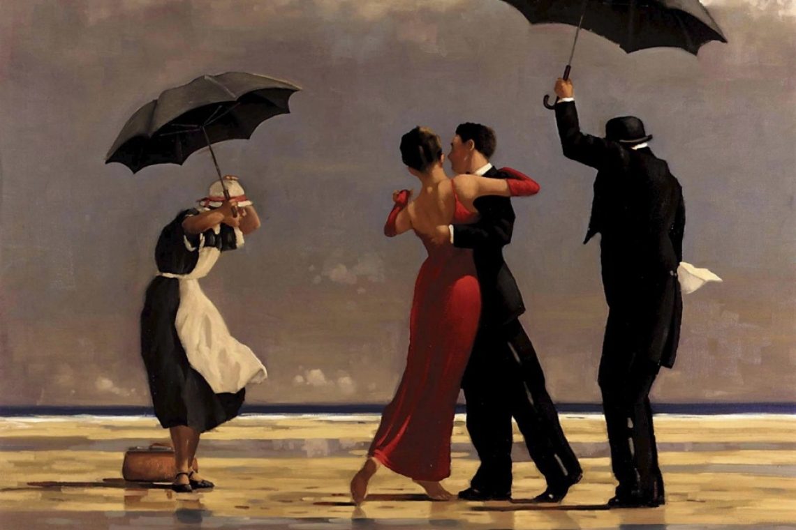Banksyjevo delo na dražbi Sotheby's, avtor izvirne slike Vettriano najden mrtev