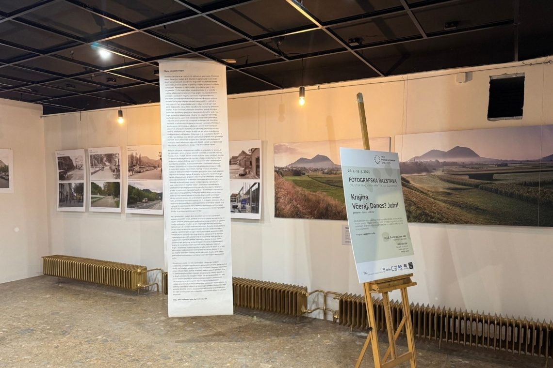 Na celjskem Glavnem trgu na ogled razstava Krajina. Včeraj. Danes? Jutri!