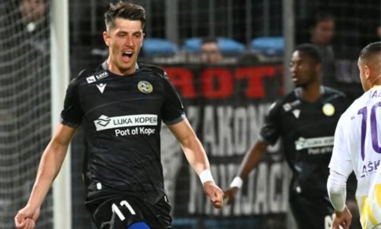 Nogometaši Kopra in Maribora so se razšli z neodločenim izidom 1:1