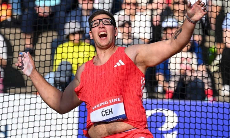 Kristjan Čeh drugi v metu diska na atletski diamantni ligi v Londonu z 68,83 m