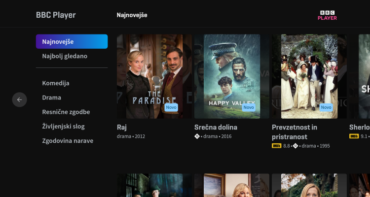 BBC Player odslej pri Telekomu Slovenije