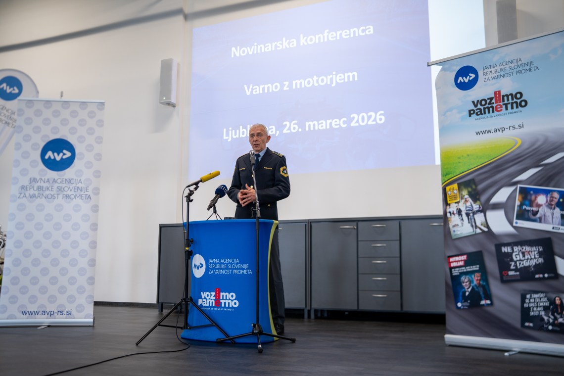 Začetek akcije za večjo varnost motoristov na slovenskih cestah