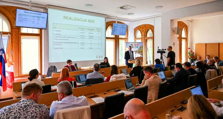 Rebalans proračuna v Novem mestu z nižjimi prihodki in odhodki