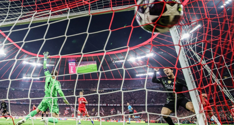 PSG po remiju v Münchnu v finale Lige prvakov